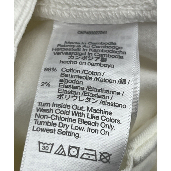 Madewell The Tall Curvy Emmett Wide Leg Jean 24T Tile White Welt Pocket Edition - Picture 12 of 13